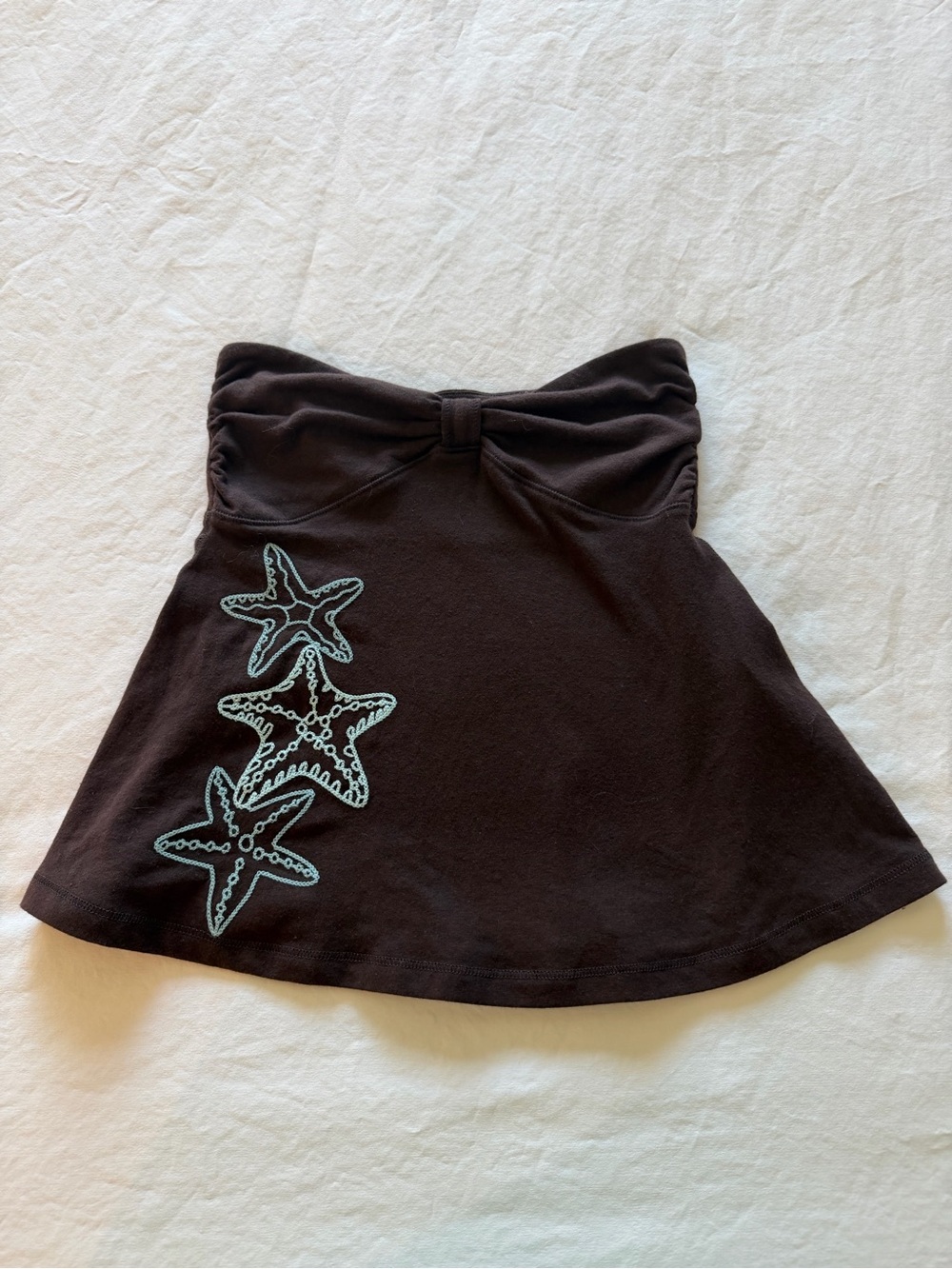 Hollister Brown Cotton High-Rise Brief
